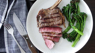 Reverse-sear rib eye steak recipe