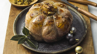 Roasted turkey paupiette with stuffing recipe