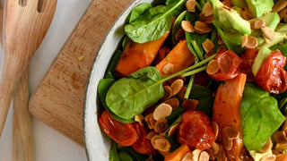 Christmas side salad with sweet potato