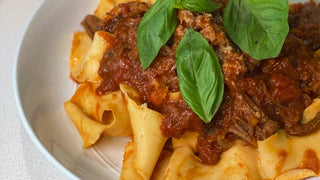 Beef ragu with homemade pasta