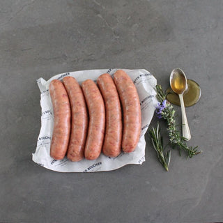 Lamb honey and rosemary sausages